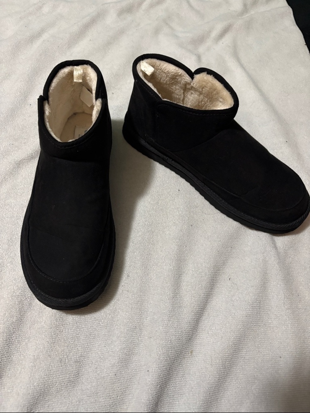 Size 8 Old Navy Faux Suede Slip-On Bootie